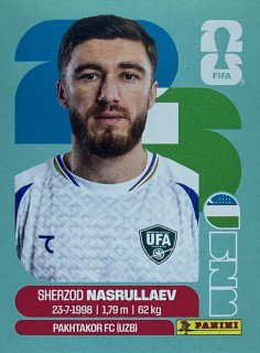 2026 FIFA World Cup Stickers #UZB04 Sherzod Nasrullaev