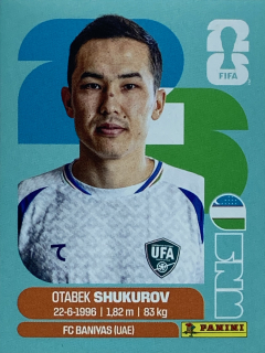 2026 FIFA World Cup Stickers #UZB11 Otabek Shukurov