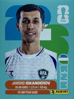 2026 FIFA World Cup Stickers #UZB12 Jamshid Iskanderov