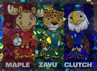 2026 FIFA World Cup Stickers #FWC03 Official Mascots - FOIL