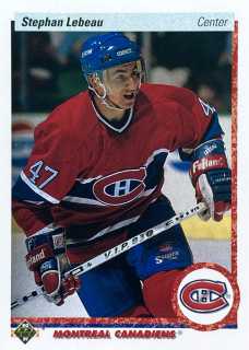 1990-91 Upper Deck #051 Stephan Lebeau