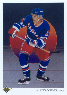 1990-91 Upper Deck #315 Brian Leetch - THE COLLECTOR'S CHOICE