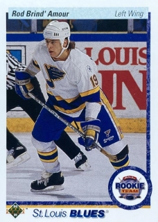 1990-91 Upper Deck #347 Rod Brind'Amour - STAR ROOKIE