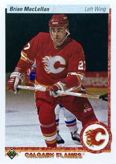 1990-91 Upper Deck #372 Brian MacLellan