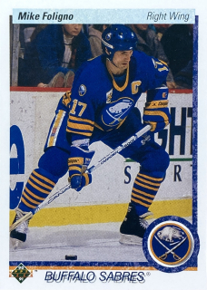 1990-91 Upper Deck #378 Mike Foligno