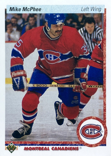 1990-91 Upper Deck #384 Mike McPhee