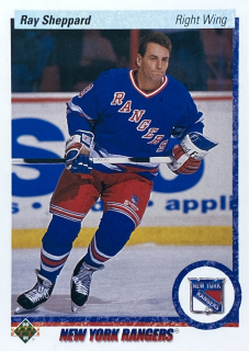 1990-91 Upper Deck #420 Ray Sheppard