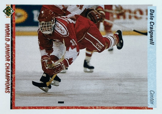 1990-91 Upper Deck #464 Dale Craigwell - WORLD JUNIOR CHAMPIONS