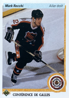 1990-91 Upper Deck #487 Mark Recchi - ALL STAR GAME