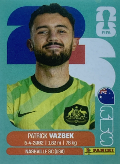 2026 FIFA World Cup Stickers #AUS16 Patrick Yazbek