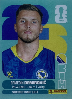 2026 FIFA World Cup Stickers #BIH17 Ermedin Demirović