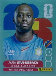 2026 FIFA World Cup Stickers #COD03 Aaron Wan-Bissaka