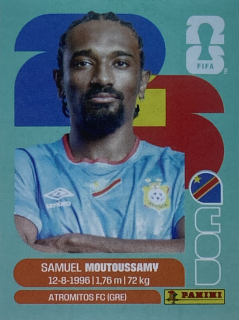 2026 FIFA World Cup Stickers #COD11 Samuel Moutoussamy