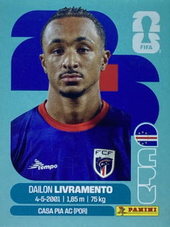 2026 FIFA World Cup Stickers #CPV18 Dailon Livramento