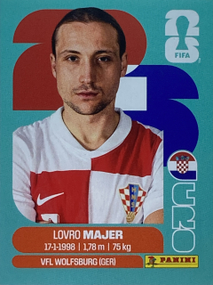2026 FIFA World Cup Stickers #CRO12 Lavro Majer