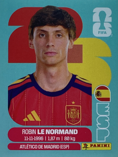 2026 FIFA World Cup Stickers #ESP03 Robin Le Normand