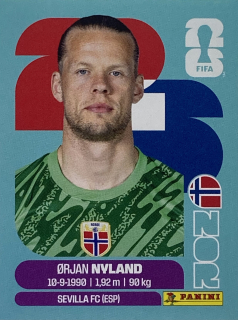 2026 FIFA World Cup Stickers #NOR02 Ørjan Nyland