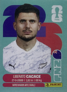 2026 FIFA World Cup Stickers #NZL05 Liberato Cacace
