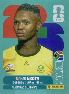 2026 FIFA World Cup Stickers #RSA19 Mohau Nikota
