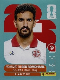 2026 FIFA World Cup Stickers #TUN12 Mohamed Ali Ben Romdhane
