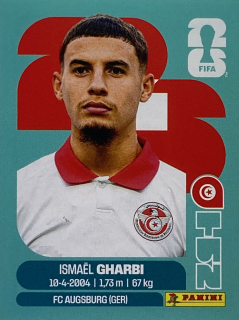 2026 FIFA World Cup Stickers #TUN18 Ismaël Gharbi