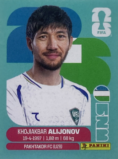 2026 FIFA World Cup Stickers #UZB08 Khojiakbar Alijonov
