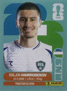 2026 FIFA World Cup Stickers #UZB10 Odiljon Hamrobekov
