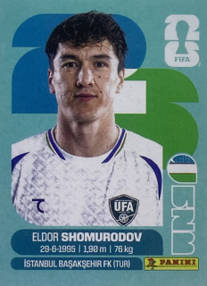 2026 FIFA World Cup Stickers #UZB16 Eldor Shomurodov
