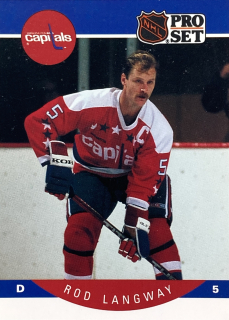1990-91 ProSet #314 Rod Langway