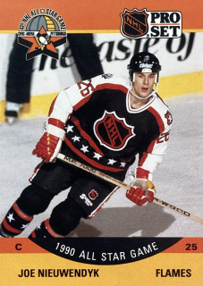 1990-91 ProSet #344 Joe Nieuwendyk - 1990 ALL STAR GAME