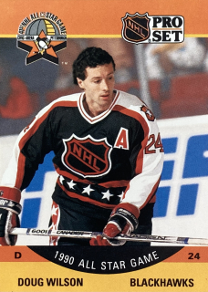 1990-91 ProSet #346 Doug Wilson - 1990 ALL STAR GAME