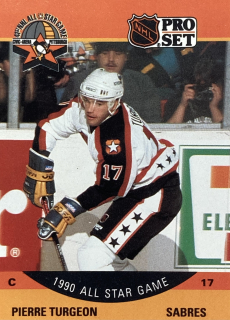 1990-91 ProSet #366 Pierre Turgeon - 1990 ALL STAR GAME
