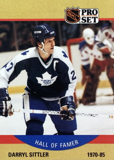 1990-91 ProSet #404 Darryl Sitter - HALL OF FAMER