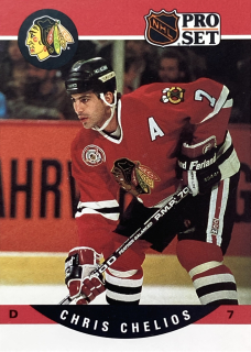 1990-91 ProSet #427 Chris Chelios