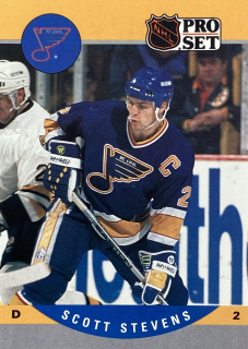 1990-91 ProSet #528 Scott Stevens