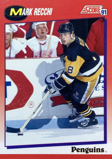 1991-92 Score American #145 Mark Recchi