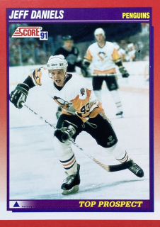 1991-92 Score American #290 Jeff Daniels - TOP PROSPECT