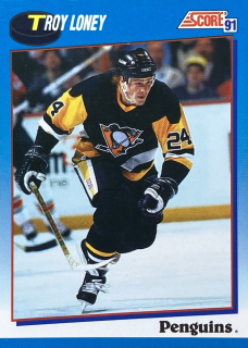 1991-92 Score American #522 Troy Loney