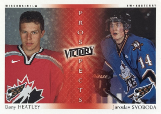 2000-01 Victory #279 Dany Heatley / Jaroslav Svoboda - PROSPECTS