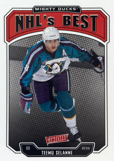 2000-01 Victory #281 Teemu Selanne - NHL'S BEST