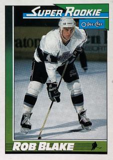 1991-92 O-Pee-Chee #006 Rob Blake - SUPER ROOKIE