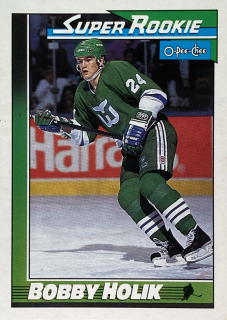 1991-92 O-Pee-Chee #007 Bobby Holík - SUPER ROOKIE
