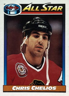 1991-92 O-Pee-Chee #268 Chris Chelios - ALL STAR