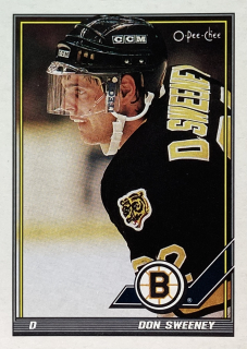 1991-92 O-Pee-Chee #319 Don Sweeney