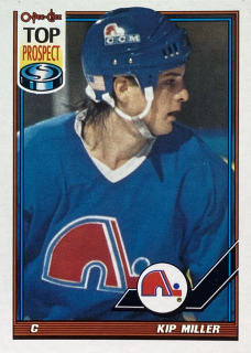 1991-92 O-Pee-Chee #Kip Miller - TOP PROSPECT