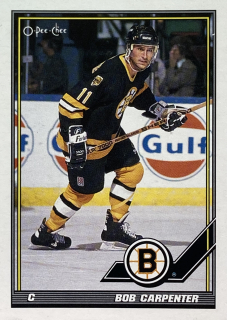 1991-92 O-Pee-Chee #404 Bob Carpenter