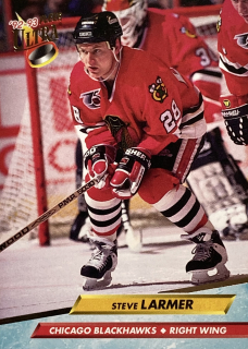 1992-93 Fleer Ultra #039 Steve Larmer