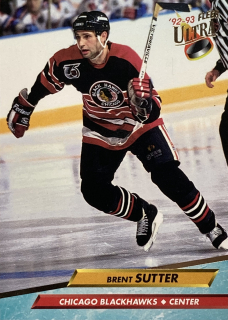 1992-93 Fleer Ultra #043 Brent Sutter