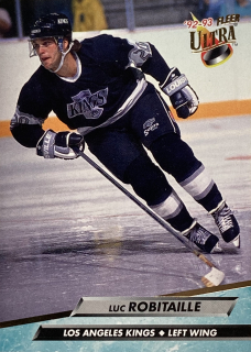 1992-93 Fleer Ultra #087 Luc Robitaille