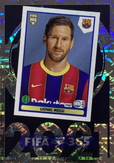 2025 FIFA 365 Stickers #009 Lionel Messi - FOIL [FC Barcelona]